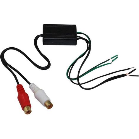 Speaker to 2 RCA Line Output Converter IN/OUT High/Low for Car Audio-- (1/5)