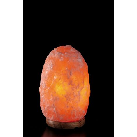 Regalo Italiano Lampada Sale Rosa Himalaya D 16 Cm H 21 Cm