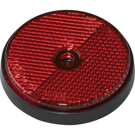 Reflector rojo 60mm atornillable
