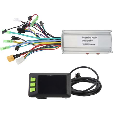 Contrôleur moteur brushless 36V 48V 60V 1000W 38A 3 modes sinusoïdal, kit écran LCD 930 pour vélo électrique, scooter, contrôleur sans balais (1/5)