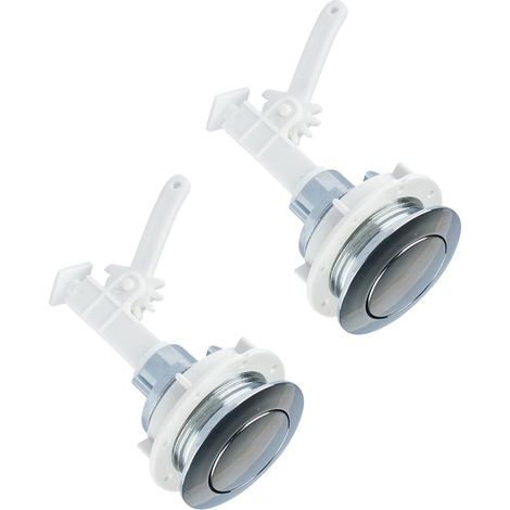 Bouton Unique en Abs Blanc Réservoir de Toilettes 2 Pièces (1/5)