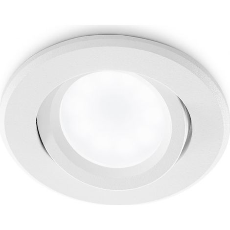 Spot encastrable gea led orim r gfa131 spot led orientable plaque de plâtre blanche ronde gu10 (1/4)