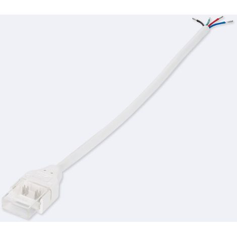 Conector Hipopótamo con cable para Tira LED RGB 220V WCOB Silicone FLEX Ancho 12 mm 12 mm (1/2)