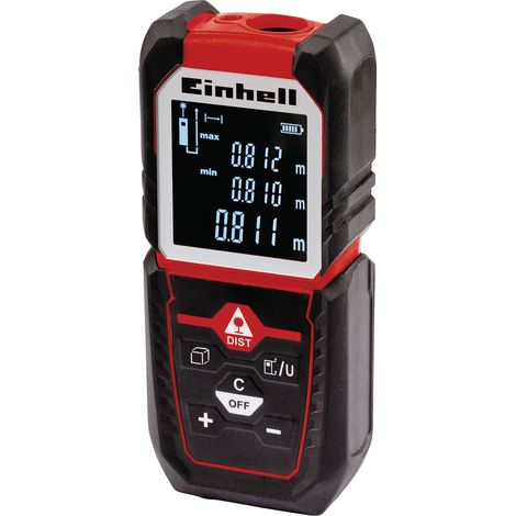 [Ancienne version] Einhell Télémètre laser TC-LD 50 (Référence de mesure : bord avant, bord arrière et plaque de butée dépliable) (1/5)