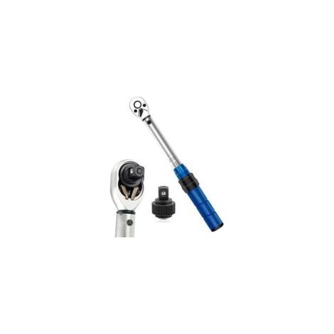QORVA-Clé dynamométrique vélo 5-25 Nm, entraînement 1/4" Clef Dynamometrique à clic Petite avec double réglage de direction et 72 dents pour l'entretien du vélo et de la moto ks tools