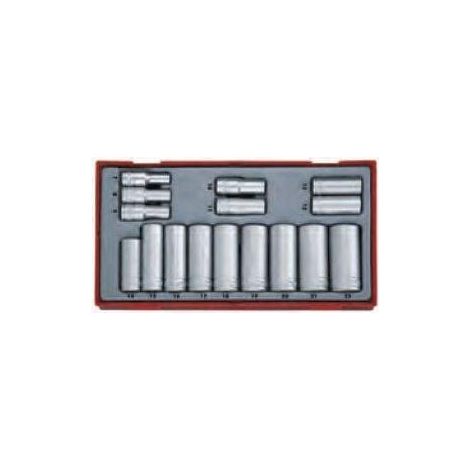 Teng Tools Set di chiavi a brugola professionale satinato 16 pezzi