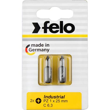 Punta cacciavite Felo pz3 c6.3x25 mm Pozidriv 1/4 pollice