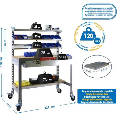 KIT SIMONWORK MOBILE BT1 BOX 1200 GRIS/M (1/4)