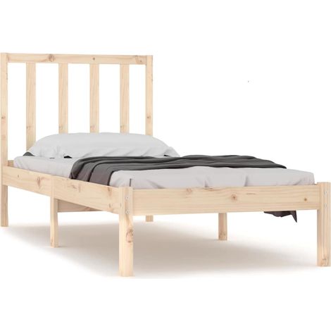 Maison Exclusive - Giroletto senza Materasso 75x190 cm in Legno Massello di Pino (1/5)