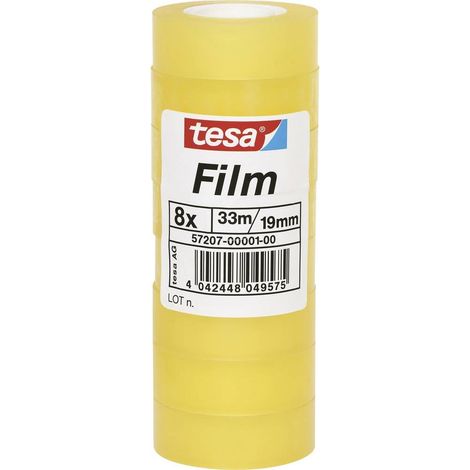tesa 57207-00001-01 Nastro adesivo tesafilm Standard Trasparente (L x L) 33 m x 19 mm 8 pz.