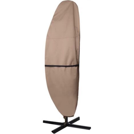 Parasol marron, 210 cm, housse anti-poussi��re pour terrasse/patio d'ext��rieur, imperm��able et r��sistante aux UV.