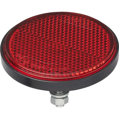 Riflettore rosso 60mm con bullone 5mm (1/5)