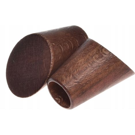 Embouts pour tringles à rideaux Embouts en bois pour tringles à rideaux 2 pièces Aulne diamètre 20 (1/5)