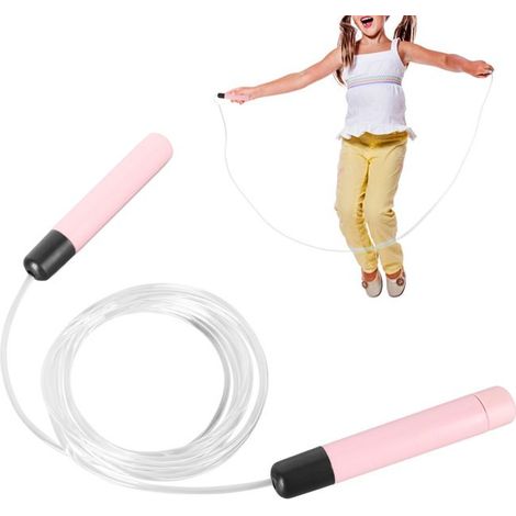 BelleRise - Corde à sauter LED RGB – Lumière respirante – Fitness nuit – rose (1/5)