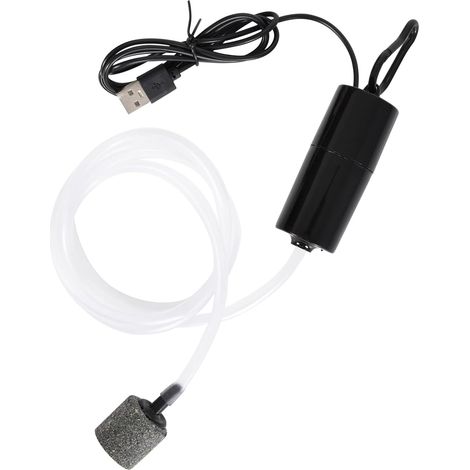 Aquarium Air Pump USB Mini Silent Oxygen Pump Portable Mute Pump Tank Fish Energy Saving for Outdoor Aquarium (1/5)
