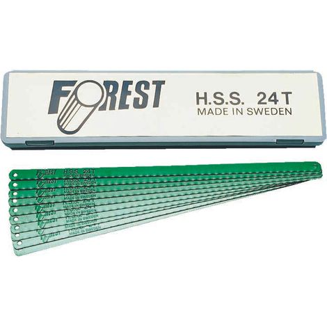 Lame per seghetti originali forest 12" x 24 denti in HSS a tempra speciale - Idrhaus