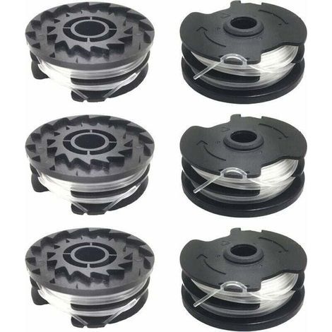 Packung mit 6 Ersatzspulen Trimmerfaden für LIDL Parkside PRTA 20-Li A1, B2, C3, PRT 550 A1, A3, PRT 300 A1 Rasentrimmer (1/4)