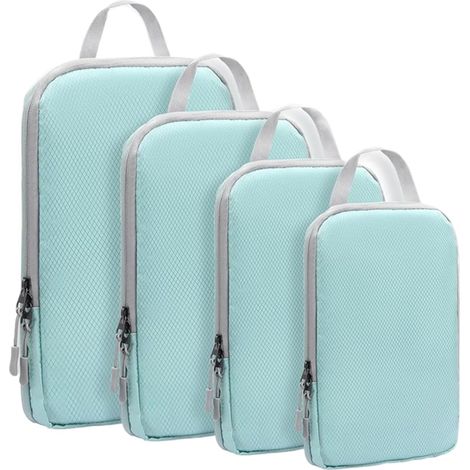 Organisateurs de Bagages Set d'Organisateurs de Voyage Sacs Réutilisables Extensibles Légères à Vide pour Valise, Avion, Voyage et Camping (1/5)