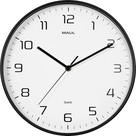 Maul 9051790 Quarzo Orologio da parete 30 cm x 50 mm Nero