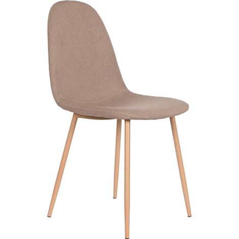 Silla Poliester Hierro 44X51,5X90,5 Simil Madera (1/5)