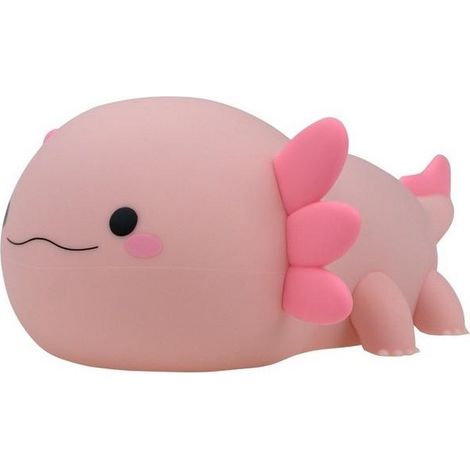 Luce notturna a LED rosa a forma di axolotl