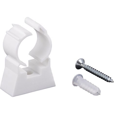 Noyon & Thiebault – Collier de serrage pour tube multicouche – Diamètre 16mm – Trou de perçage 8mm – Système de maintien par clic – Fixation sur tous types de parois