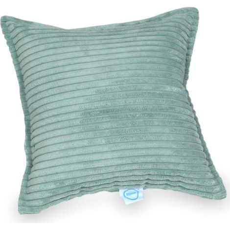 Kleines Sofakissen aus Cord, hellmint (1/5)