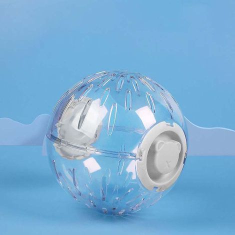 Balle d'exercice et roue pour hamster - Jouet transparent pour petits animaux (1/3)