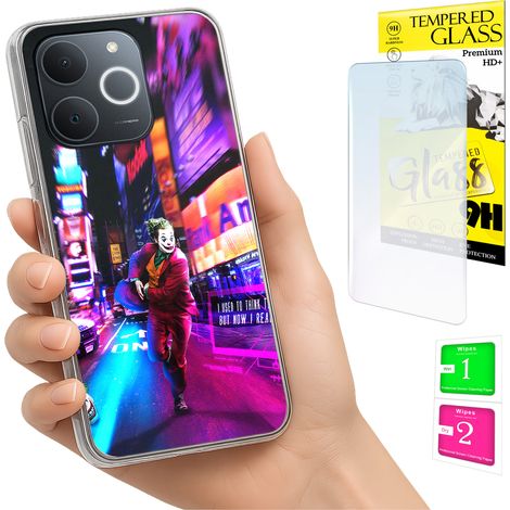 Coque pour Realme Note 70T avec protection photo, coque arrière et verre trempé 9H (1/5)