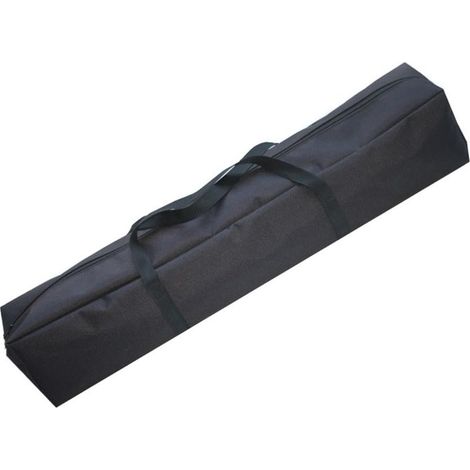 Sac de rangement pour chaise de camping 600D Oxford imperméable, housse de transport pour chaises pliantes, tentes, équipement d'extérieur, grande capacité avec poignées, noir (100 x 20 x (1/5)
