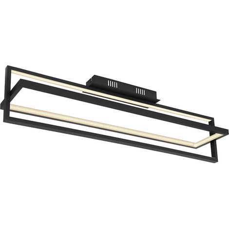 Globo - plafón - Flips - negro - metal - LED - 67195D