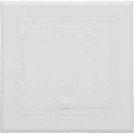 Plaque de recouvrement en plastique Healeved pour une fixation murale facile, fermeture à pression