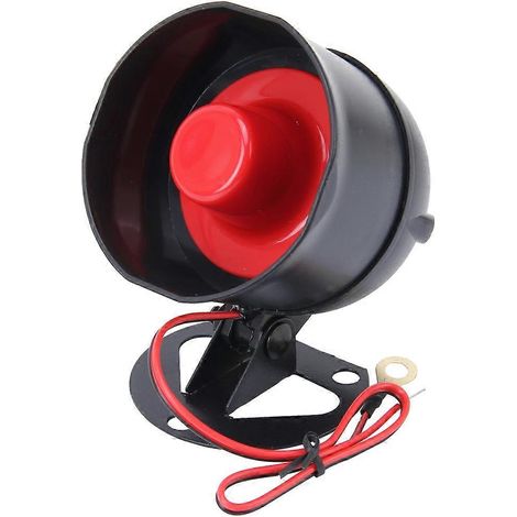 Sicherheitswarnsystem für Fahrzeuge, Motor-Gleichstrom 12V 15W, 6-Ton-Lautsprecher, Summer, Diebstahlsicherung, lauter Alarm, Diebstahlsicherungslautsprecher (1/4)
