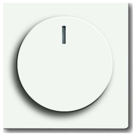 BUSCH-JAEGER 6540-884-102 ELMENT DE COMMANDE POUR VARIATEUR ROTATIF -102, BLANC STUDIO MAT, FUTURE 6599-0-2961