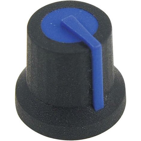 Tête de bouton rotatif Cliff CL170827BR noir, bleu (Ø x H) 16.8 mm x 14.5 mm 1 pc(s) D71885 (1/4)