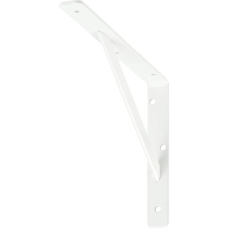 VORMANN Stegkonsole L.500mm H.330mm B.30mm S.4mm weiß Trgf.200kg - 000159500W (1/5)