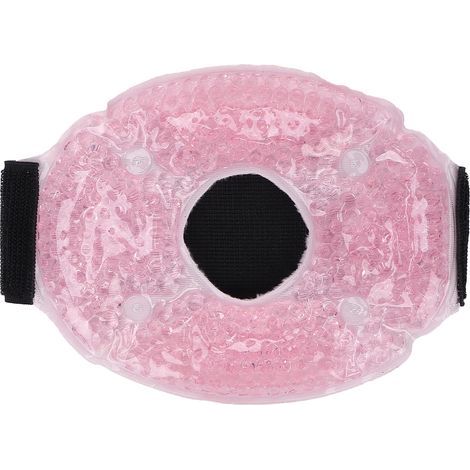 Wiederverwendbare Knie-Kühlpackung mit Gel – Wärme- oder Kältekompresse zur Schmerzlinderung – Rosa (1/5)