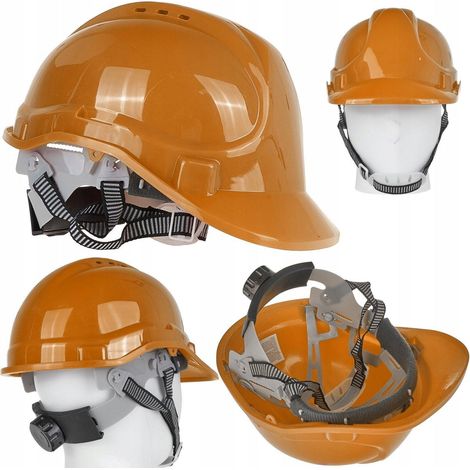 Geko 5901477185816 Casque de sécurité orange vif (1/3)