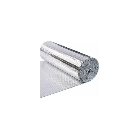 Reflector de radiador con aislamiento térmico de burbujas de aluminio de doble capa, 1x2 m (1/3)