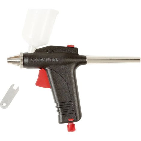 [NEUWERTIG] B-Ware Tamiya Single Action Airbrush Pistole Spray Work Basic Düsen ø 0.3mm