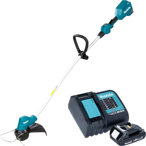 Makita DUR 189 SY Coupe-bordures sans fil 18 V 300 mm Brushless + 1x batterie 1,5 Ah + chargeur