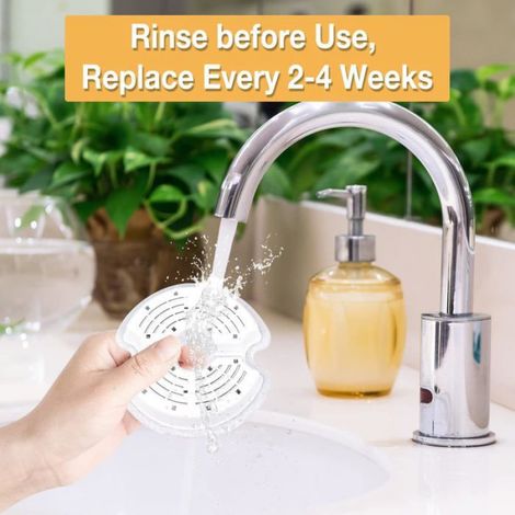 Filtres de rechange pour fontaine à chat - Lot de 8 filtres - Diamètre extérieur 3,9 pouces (1/5)