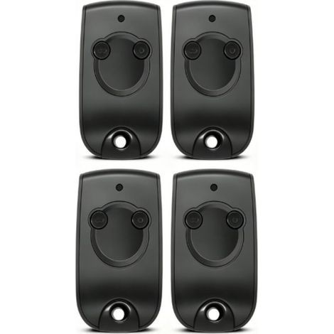 Lot de 4 Télécommandes Universelles pour Portail et Garage 433.92 MHz - Émetteur Canaux 2CH pour Motorisation Automatique - P (1/5)