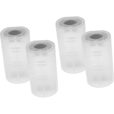 4 Pièces 2 Convertisseur De Batterie Alimentation par Batterie Porte-adaptateurs De Batterie Adaptateurs De Batterie AA à d Outil Adaptateur De Batterie Transparent Plastique (1/5)