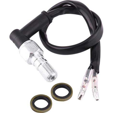 Interrupteur de feu stop hydraulique universel pour moto, ensemble arrière, avec rondelles (M10x1)