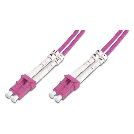 DIGITUS LWL Patchkabel LC - LC 5.00m Multimode Duplex OM4 (DK-2533-05-4) (1/4)