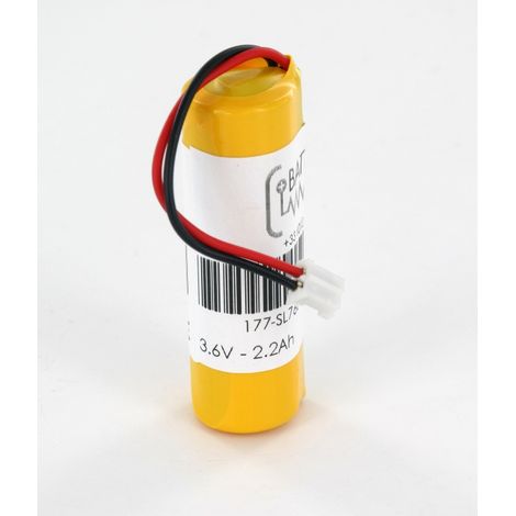Pile lithium 3.6V SL760/s + connecteur Testo 177-SL760 (TESTOSL760)