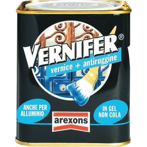 VERNIFER GEL ROSTSCHUTZLACK FERRO,ALLUMINIO 750ML AREXONS (1/3)