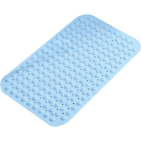 Tappetino da bagno antiscivolo 36x70cm Blu