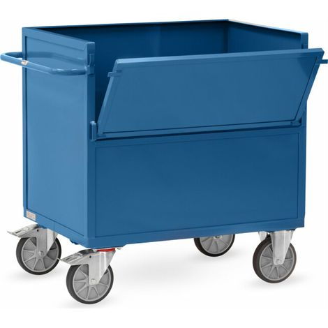 fetra Chariot pour caisses en tôle 2842 - charge max. 600kg Pneus TPE (1/3)